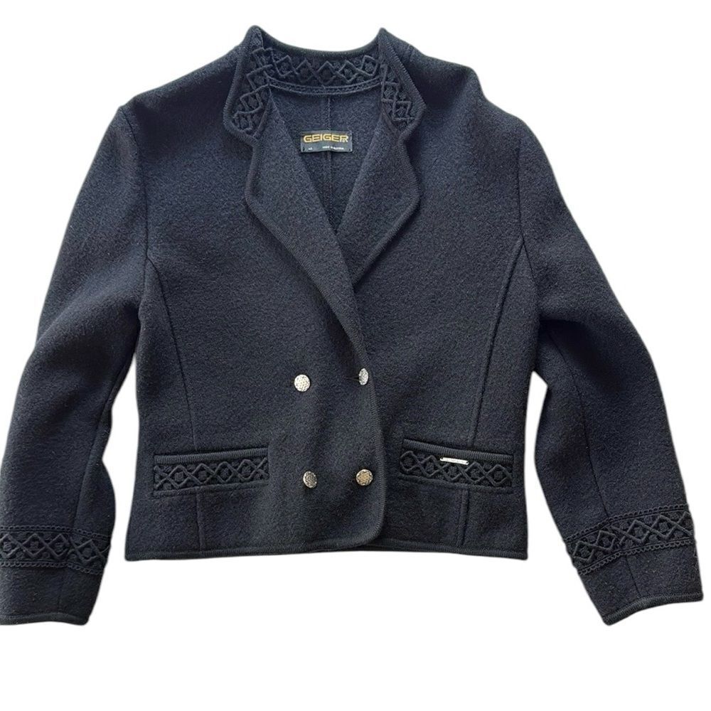 Geiger Austria Black Wool Jacket